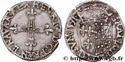 HENRY IV Huitième d&nbsp;écu de Navarre 1591 Saint-Palais SS