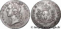 LOUIS XV DIT LE BIEN AIMÉ Écu aux branches d’olivier, tête ceinte d’un bandeau 1770 Paris