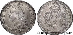 LOUIS XV DIT LE BIEN AIMÉ Écu aux branches d’olivier, buste lauré 1773 Bayonne TTB+