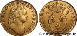 LOUIS XV DIT LE BIEN AIMÉ Double louis d&nbsp;or aux insignes 1716 Bordeaux SUP