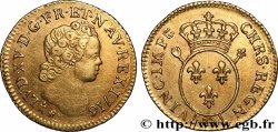 LOUIS XV DIT LE BIEN AIMÉ Demi-louis d&nbsp;or aux insignes 1716 Metz TTB+/SUP