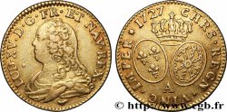 LOUIS XV DIT LE BIEN AIMÉ Louis d&nbsp;or aux écus ovales, buste habillé 1727 Paris TTB/TTB+