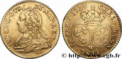LOUIS XV &nbsp;THE WELL-BELOVED&nbsp; Demi-louis d&nbsp;or aux écus ovales, buste habillé 1726 Lille XF