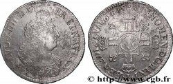 LOUIS XIV &nbsp;THE SUN KING&nbsp; Demi-écu aux huit L, 2e type s.m. Limoges VF