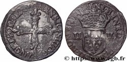 HENRI III Quart d&nbsp;écu, croix de face 1587 Amiens