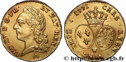 LOUIS XV DIT LE BIEN AIMÉ Double louis d&nbsp;or aux écus ovales, buste lauré 1771 Lille SPL