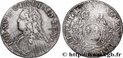 LOUIS XV DIT LE BIEN AIMÉ Écu aux branches d&nbsp;olivier, buste habillé 1736 Toulouse
