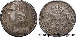 LOUIS XV &nbsp;THE WELL-BELOVED&nbsp; Dixième d&nbsp;écu aux branches d’olivier, tête ceinte d’un bandeau 1750 Poitiers