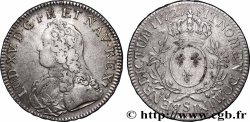 LOUIS XV DIT LE BIEN AIMÉ Écu aux branches d&nbsp;olivier, buste habillé 1727 Reims TB+/TTB