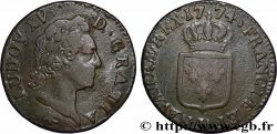 LOUIS XV DIT LE BIEN AIMÉ Sol dit &nbsp;à la vieille tête&nbsp; 1774 Lyon