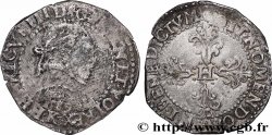 HENRY III Demi-franc au col plat 1589 Bordeaux