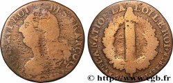 LOUIS XVI 6 deniers dit &nbsp;au faisceau&nbsp;, type FRANÇOIS 1792 Limoges