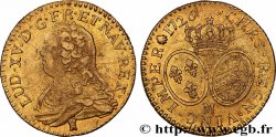 LOUIS XV DIT LE BIEN AIMÉ Louis d&nbsp;or aux écus ovales, buste habillé 1726 Toulouse TTB/TTB+