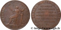 REVOLUTION COINAGE / CONFIANCE (MONNAIES DE…) Monneron de 2 sols à la Liberté 1792 Birmingham, Soho
