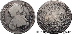 LOUIS XVI Cinquième d&nbsp;écu aux branches d&nbsp;olivier 1777 Perpignan