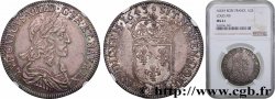 LOUIS XIII Demi-écu, buste drapé et cuirassé (2e buste de Jean Warin) 1643 Paris, Monnaie de Matignon