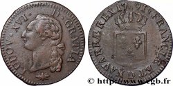 LOUIS XVI Sol dit &nbsp;à l&nbsp;écu&nbsp; 1791 Lyon