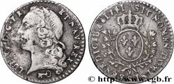 LOUIS XV DIT LE BIEN AIMÉ Vingtième d&nbsp;écu aux branches d’olivier, tête ceinte d’un bandeau 1741 Reims