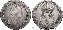 LOUIS XV &nbsp;THE WELL-BELOVED&nbsp; Quart d’écu à l’écu rond couronné 1716 Metz VF/VF