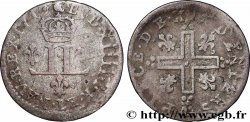 LOUIS XIV LE GRAND OU LE ROI SOLEIL XV deniers aux 2 L couronnées 1713 Metz