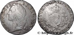 LOUIS XV DIT LE BIEN AIMÉ Écu aux branches d’olivier, tête ceinte d’un bandeau 1760 Dijon