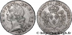LOUIS XV DIT LE BIEN AIMÉ Écu aux branches d’olivier, tête ceinte d’un bandeau 1756 Pau