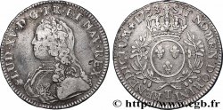 LOUIS XV DIT LE BIEN AIMÉ Écu aux branches d&nbsp;olivier, buste habillé 1733 Nantes