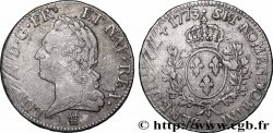 LOUIS XV DIT LE BIEN AIMÉ Écu aux branches d’olivier, buste lauré 1773 Limoges