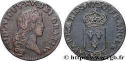 LOUIS XV DIT LE BIEN AIMÉ Liard au buste enfantin 1720 Strasbourg