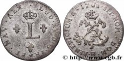 LOUIS XV DIT LE BIEN AIMÉ Double sol de billon 1762 Strasbourg