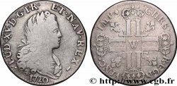 LOUIS XV DIT LE BIEN AIMÉ Louis d’argent à la croix aux huit L couronnées 1720 Lille
