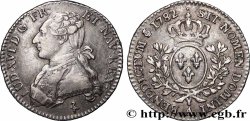 LOUIS XVI Cinquième d&nbsp;écu aux branches d&nbsp;olivier 1782 Paris XF