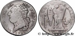 LOUIS XVI Demi-écu dit &nbsp;au génie&nbsp;, type FRANÇOIS 1792 Paris VF