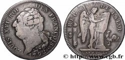 LOUIS XVI Écu dit &nbsp;au génie&nbsp;, type FRANÇOIS 1792 Paris