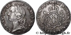 LOUIS XV DIT LE BIEN AIMÉ Écu aux branches d’olivier, tête ceinte d’un bandeau 1764 Bayonne