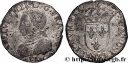 HENRI III. MONNAYAGE AU NOM DE CHARLES IX Teston, 11e type 157[5] La Rochelle