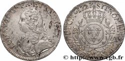 LOUIS XV DIT LE BIEN AIMÉ Écu aux branches d&nbsp;olivier, buste habillé 1727 Bourges