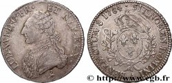 LOUIS XVI Écu aux branches d&nbsp;olivier 1784 Paris
