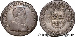 CHARLES IX. MONNAYAGE AU NOM DE HENRI II Teston du Dauphiné à la tête nue 1561 Grenoble
