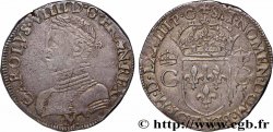 CHARLES IX Teston, 2e type 1573 Toulouse