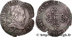 HENRY III Quart de franc au col fraisé s.m. Angers XF