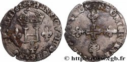 HENRI III Double sol parisis, 2e type 1582 Aix-en-Provence