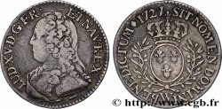 LOUIS XV DIT LE BIEN AIMÉ Cinquième d&nbsp;écu aux branches d&nbsp;olivier, buste habillé 1727 Lille