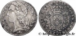 LOUIS XV DIT LE BIEN AIMÉ Dixième d&nbsp;écu aux branches d’olivier, tête ceinte d’un bandeau 1758 Lyon