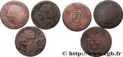 LOUIS XVI Demi-sol dit &nbsp;à l&nbsp;écu&nbsp;, lot de 3 ex. n.d. Ateliers divers