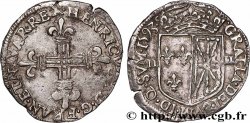 HENRY IV Quart d&nbsp;écu de Navarre 1593 Saint-Palais XF/AU