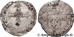 HENRI IV LE GRAND Huitième d&nbsp;écu, croix feuillue de face s.m. Montpellier