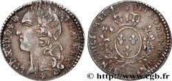 LOUIS XV DIT LE BIEN AIMÉ Dixième d&nbsp;écu aux branches d’olivier, tête ceinte d’un bandeau 1748 Metz