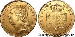 LOUIS XVI Louis d&nbsp;or aux écus accolés 1790 Orléans