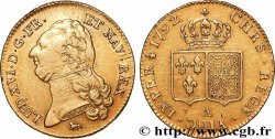 LOUIS XVI Double louis d’or aux écus accolés 1792 Paris SS